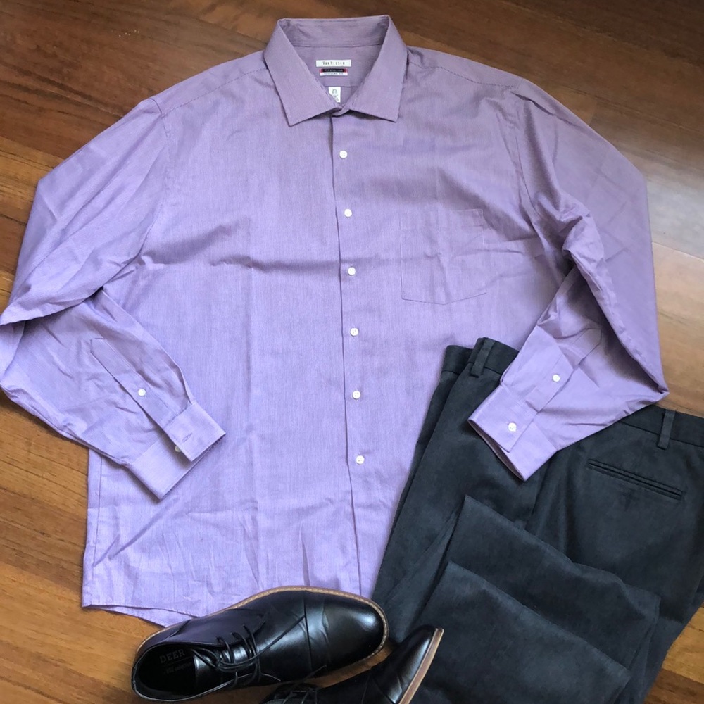 Van Heusen Men’s Button-Down Dress Shirt